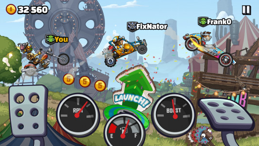 اسکرین شات 2 بازی Hill Climb Racing 2