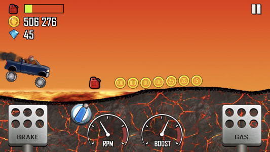 اسکرین شات بازی Hill Climb Racing 5