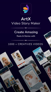 اسکرین شات برنامه ArtX | Video Story Maker 4