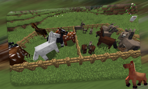 اسکرین شات 3 برنامه Horse mod for MCPE