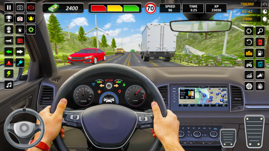 اسکرین شات بازی Traffic Racing In Car Driving 1