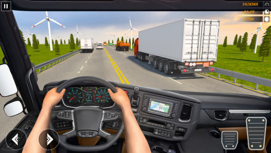 اسکرین شات 3 بازی VR Racing In Truck Simulator