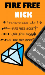 اسکرین شات برنامه Fire Free Nickname Generator 1