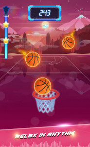 اسکرین شات بازی Beat Dunk - Free Basketball with Pop Music 3