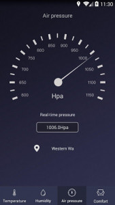 اسکرین شات برنامه Thermometer - Hygrometer & Ambient Temperature app 3