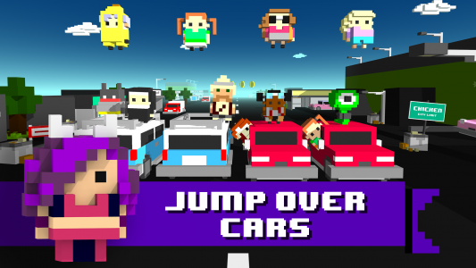 اسکرین شات بازی Chicken Jump - Crazy Traffic 5