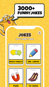 اسکرین شات برنامه Joke Book -3000+ Funny Jokes in English 1