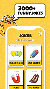 اسکرین شات 1 برنامه Joke Book -3000+ Funny Jokes