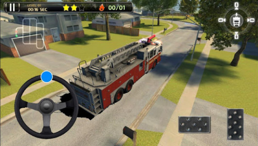 اسکرین شات بازی Fire Truck Driving Simulator 3D Parking Games 2018 3