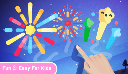 اسکرین شات بازی Fireworks For Kids & Coloring 1