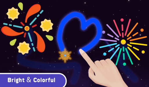 اسکرین شات بازی Fireworks For Kids & Coloring 2