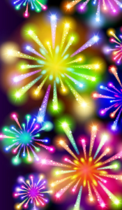 اسکرین شات بازی Fireworks For Kids & Coloring 2