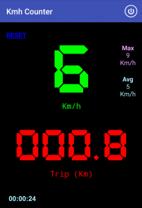 اسکرین شات 5 برنامه Kmh Counter (Speedometer)