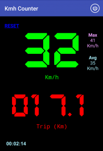 اسکرین شات برنامه Kmh Counter (Speedometer) 6