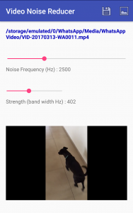 اسکرین شات برنامه Video Noise Reducer 5