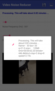 اسکرین شات 6 برنامه Video Noise Reducer