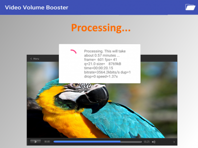 اسکرین شات برنامه Video Volume Booster 3
