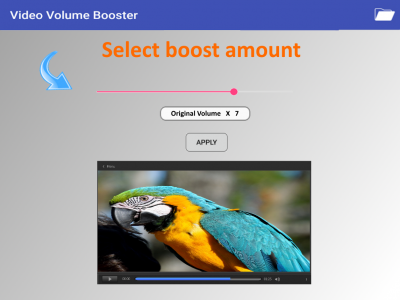اسکرین شات 2 برنامه Video Volume Booster