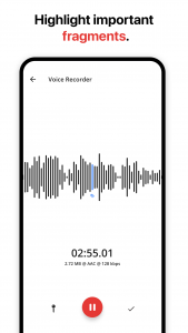 اسکرین شات برنامه Voice Recorder 1