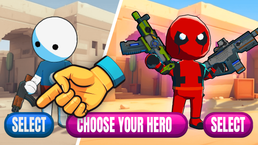 اسکرین شات 1 بازی Cubic Gun - Shooter Games