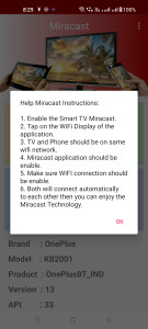 اسکرین شات برنامه Miracast Screen Mirroring 3