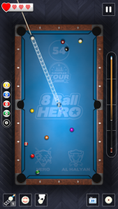 اسکرین شات بازی 8 Ball Hero - Pool Billiards Puzzle Game 3