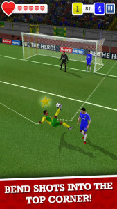 اسکرین شات بازی فوتبال قهرمانان - Score! Hero 7