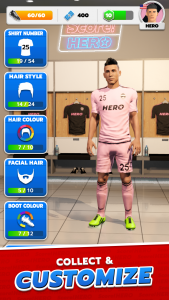 اسکور هیرو - فوتبال score hero ورزشگاه و بازیکنان