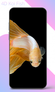 اسکرین شات برنامه 4D Koi Fish Live Wallpaper 1