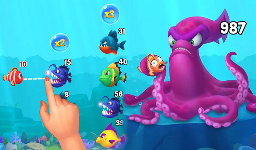 اسکرین شات بازی Fish Go IO: Eating Evolution 5