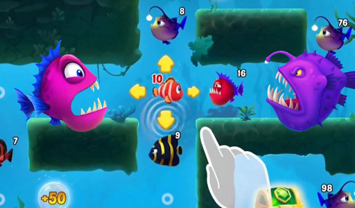 اسکرین شات بازی Fish Go IO: Eating Evolution 1