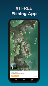 اسکرین شات برنامه FishAngler - Fishing Maps, Forecast & Logbook App 1