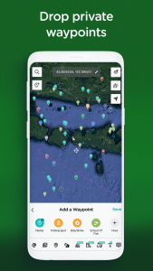 اسکرین شات 4 برنامه Fishing Spots: Maps & Forecast