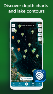اسکرین شات 3 برنامه Fishing Spots: Maps & Forecast