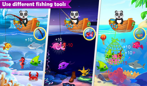 اسکرین شات بازی Fisher Panda - Fishing Games 4