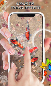 اسکرین شات برنامه 3D Koi Fish Live Wallpaper -HD Live Wallpaper 2019 4