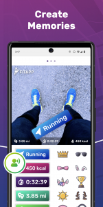 اسکرین شات برنامه FITAPP: Run Distance Tracker 5