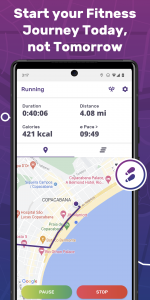 اسکرین شات برنامه FITAPP: Run Distance Tracker 2