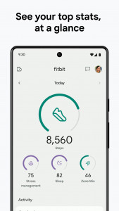 اسکرین شات برنامه Fitbit 1