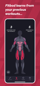 اسکرین شات 3 برنامه Fitbod: Workout & Gym Planner