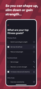 اسکرین شات 7 برنامه Fitbod: Workout & Gym Planner