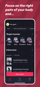 اسکرین شات برنامه Fitbod: Workout & Gym Planner 4