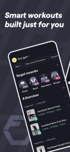 اسکرین شات 1 برنامه Fitbod: Workout & Gym Planner