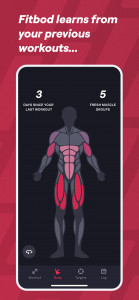 اسکرین شات برنامه Fitbod: Workout & Gym Planner 3