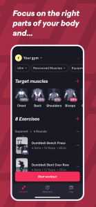 اسکرین شات برنامه Fitbod Workout & Fitness Plans 4