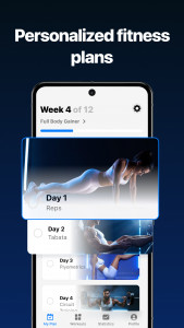 اسکرین شات 5 برنامه Fitify: Fitness, Home Workout