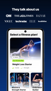 اسکرین شات 2 برنامه Fitify: Fitness, Home Workout