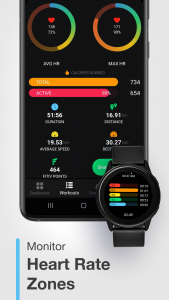 اسکرین شات 4 برنامه FITIV Pulse Heart Rate Monitor