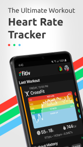 اسکرین شات 1 برنامه FITIV Pulse Heart Rate Monitor
