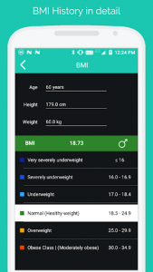 اسکرین شات برنامه BMI Calculator - Weight Loss & BMR Calculator 6